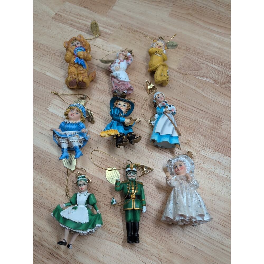 Vintage Ashton Drake Wizard Of Oz‎ Heirloom Christmas Ornaments Set of 6 READ